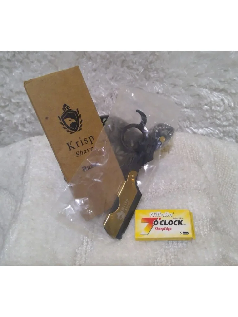 5-Pc Barber & Deluxe Nail Grooming Bundle Lot - Krisp Shave & Beauty - BRAND NE